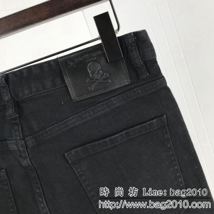 MMJ 18ss秋冬新款 伊勢丹百貨限定 水洗破洞 男款燙鑽牛仔褲 ydi1489